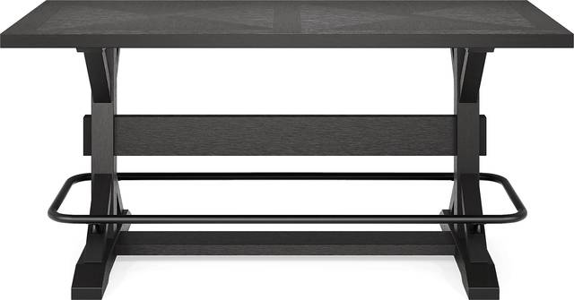 Creston Point Black 2 Pc Counter Height Dining Table - Thumbnail - Image 3