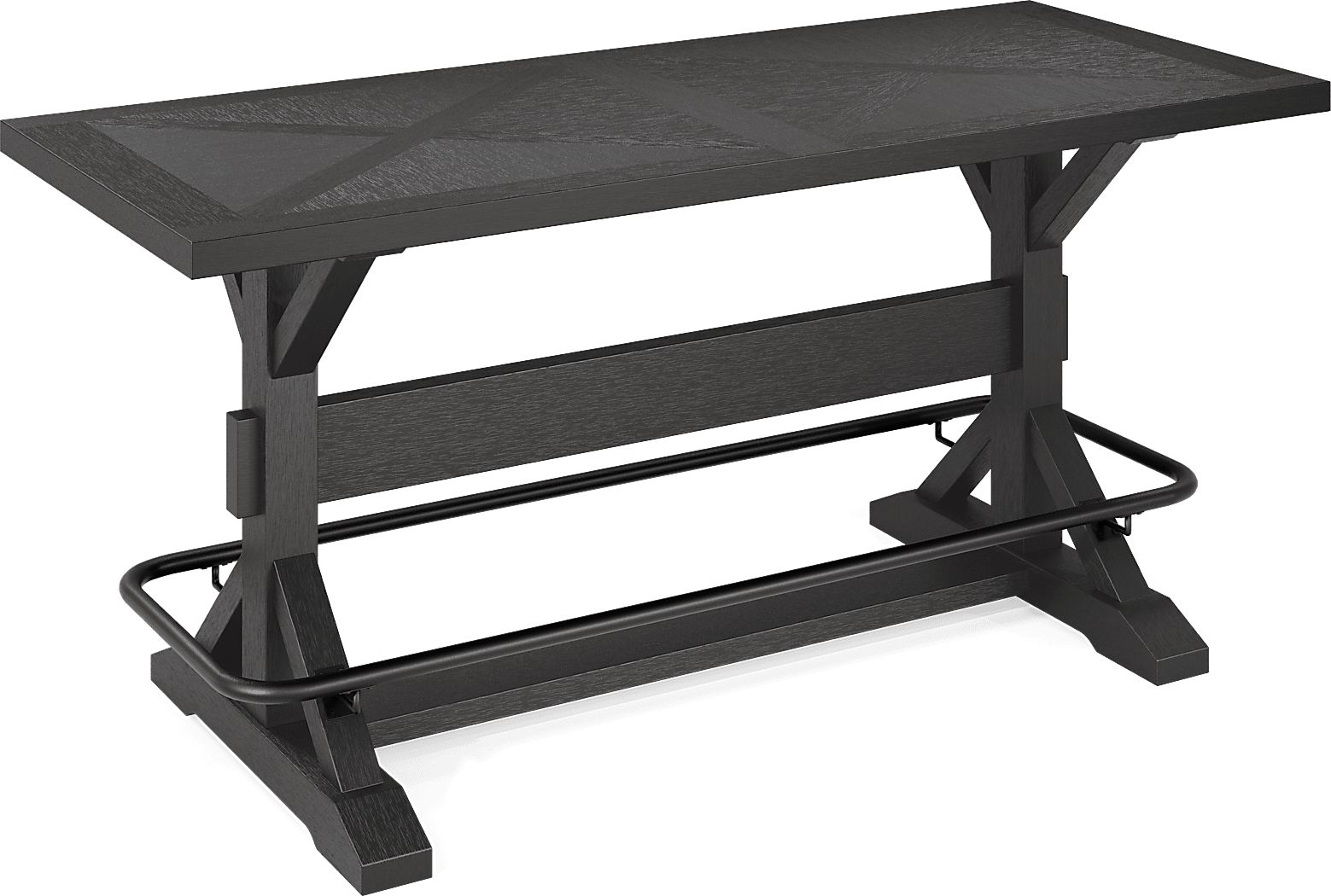 Creston Point Black 2 Pc Counter Height Dining Table