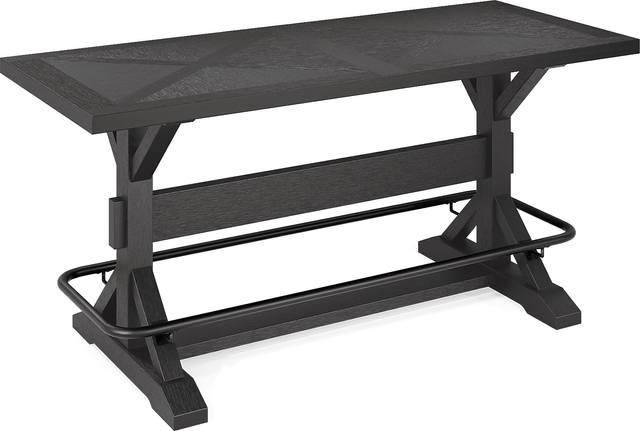 Creston Point Black 2 Pc Counter Height Dining Table - Thumbnail - Image 1