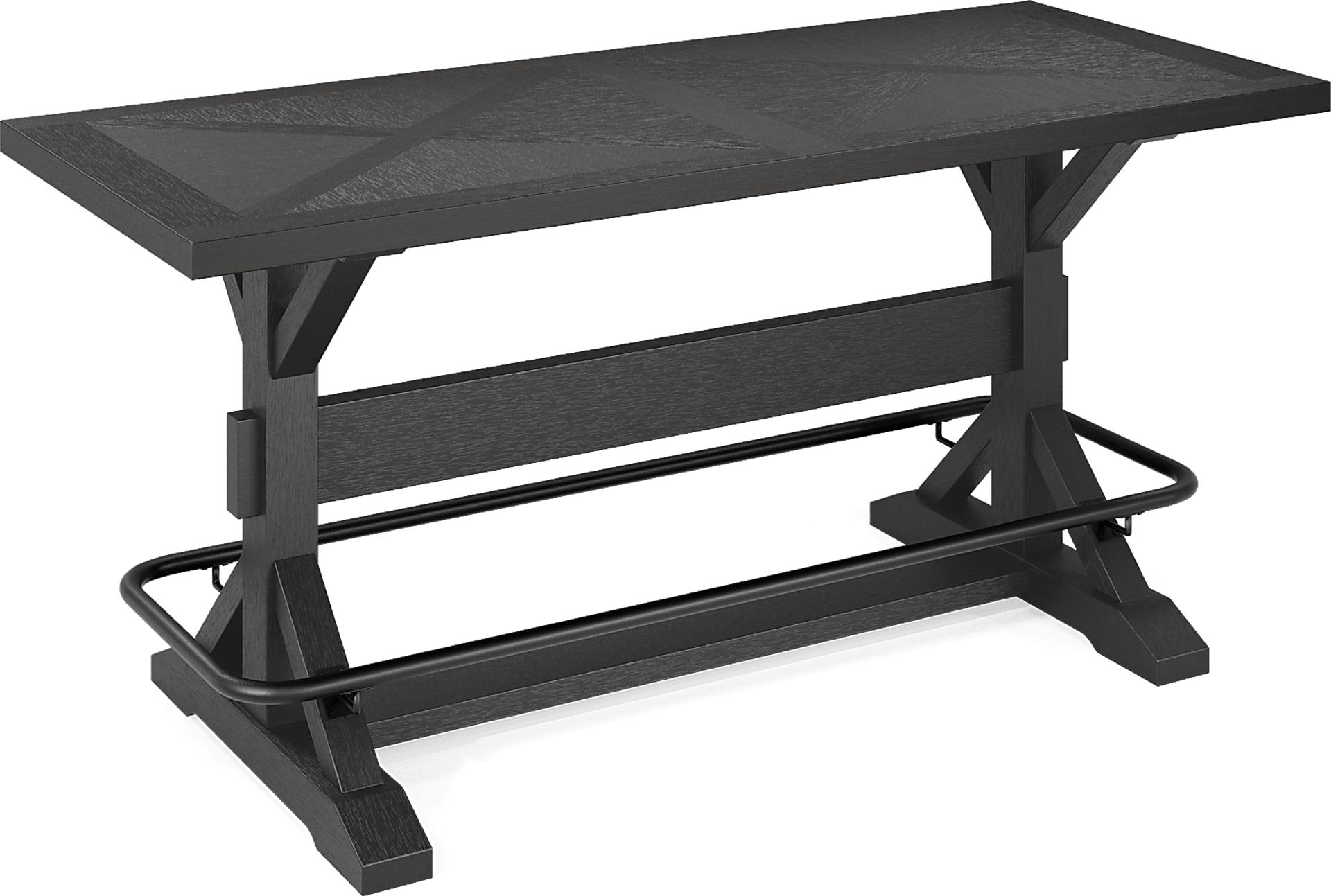 Creston Point Black 2 Pc Counter Height Dining Table - Image 1
