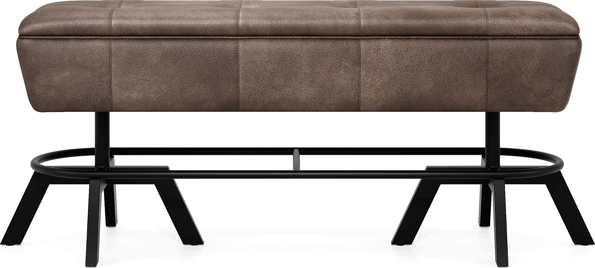 Creston Point Black Counter Height Bench - Image 2