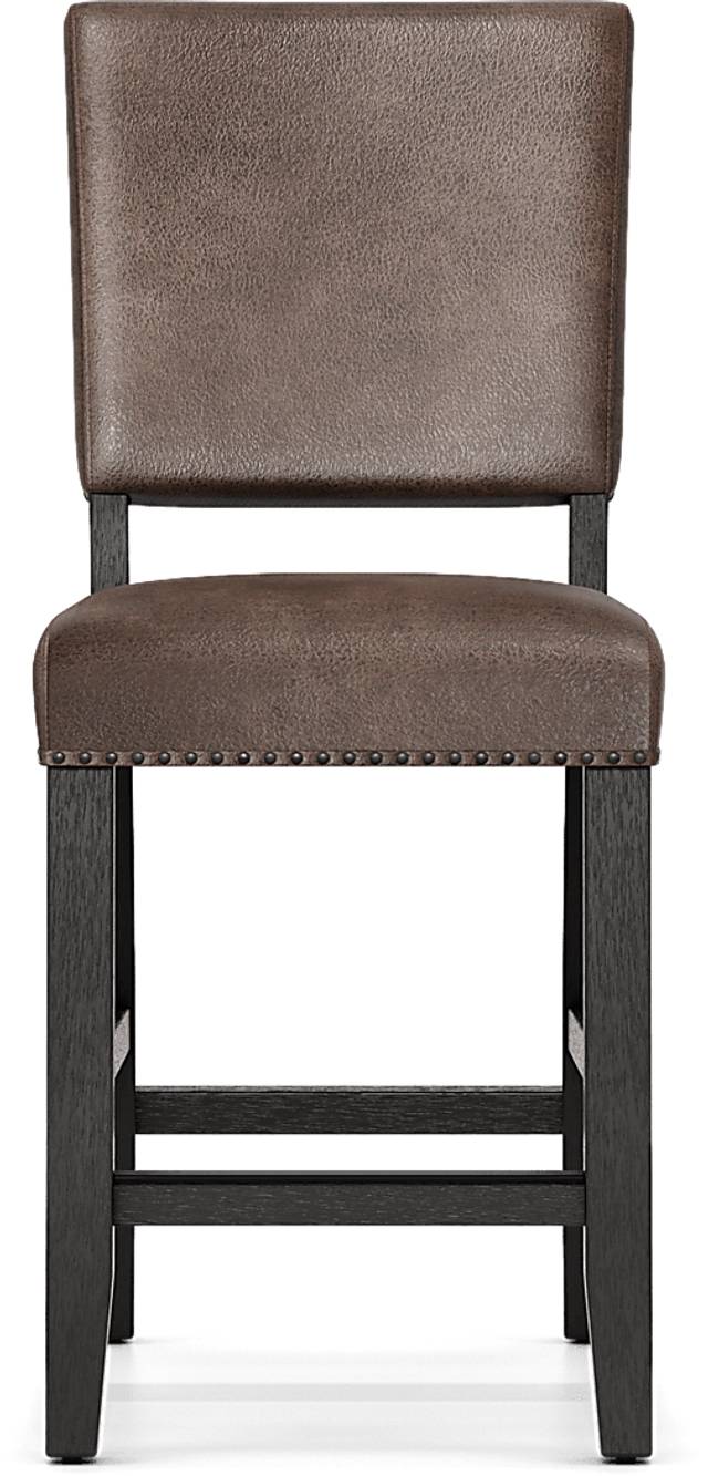Creston Point Black 5 Pc Counter Height Dining Room with Counter Height Stools - Thumbnail - Image 5