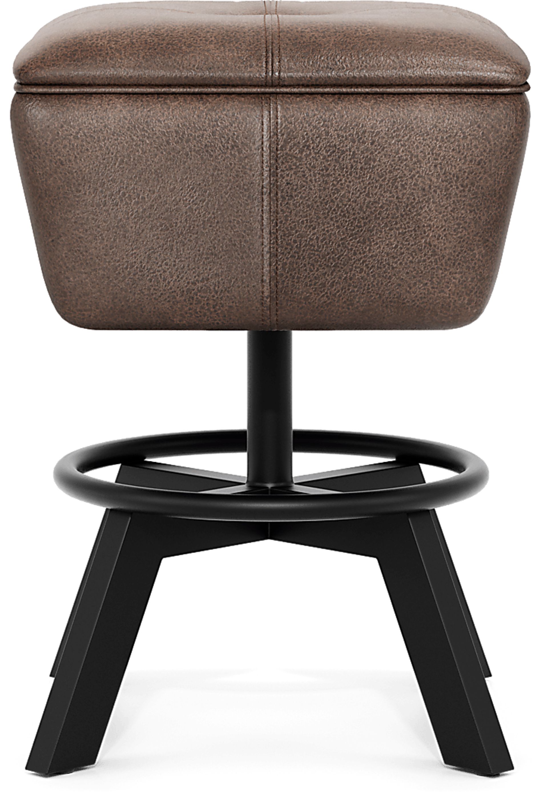 Creston Point Black Swivel Counter Height Stool - Image 3
