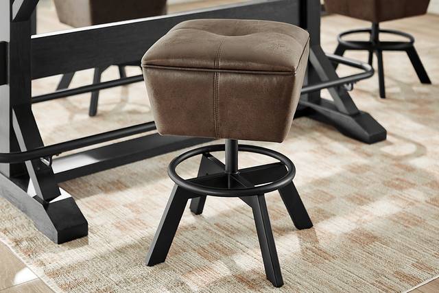 Creston Point Black Swivel Counter Height Stool - Thumbnail - Image 4