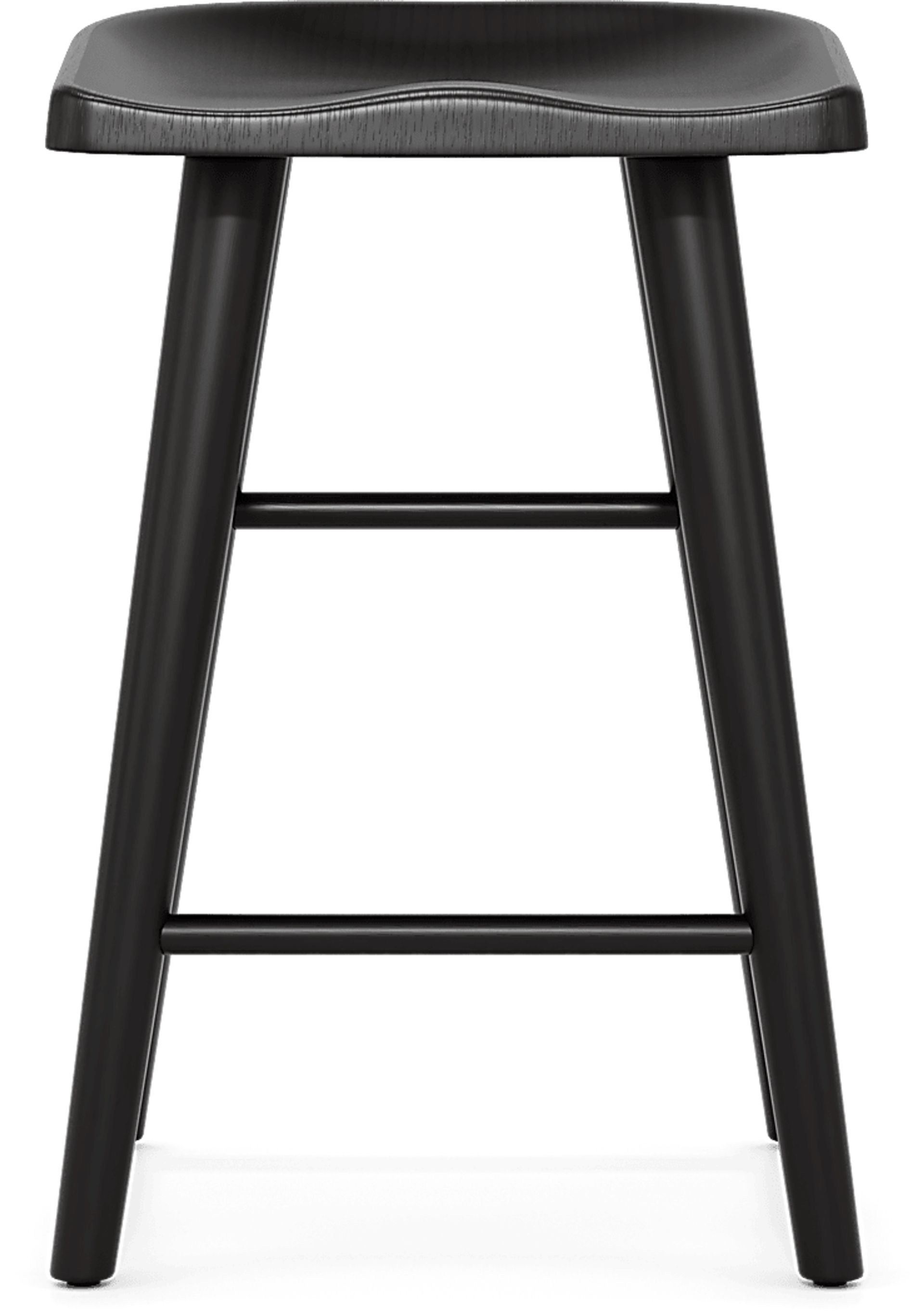 Creston Point Black 5 Pc Counter Height Dining Room with Tractor Stools - Image 5