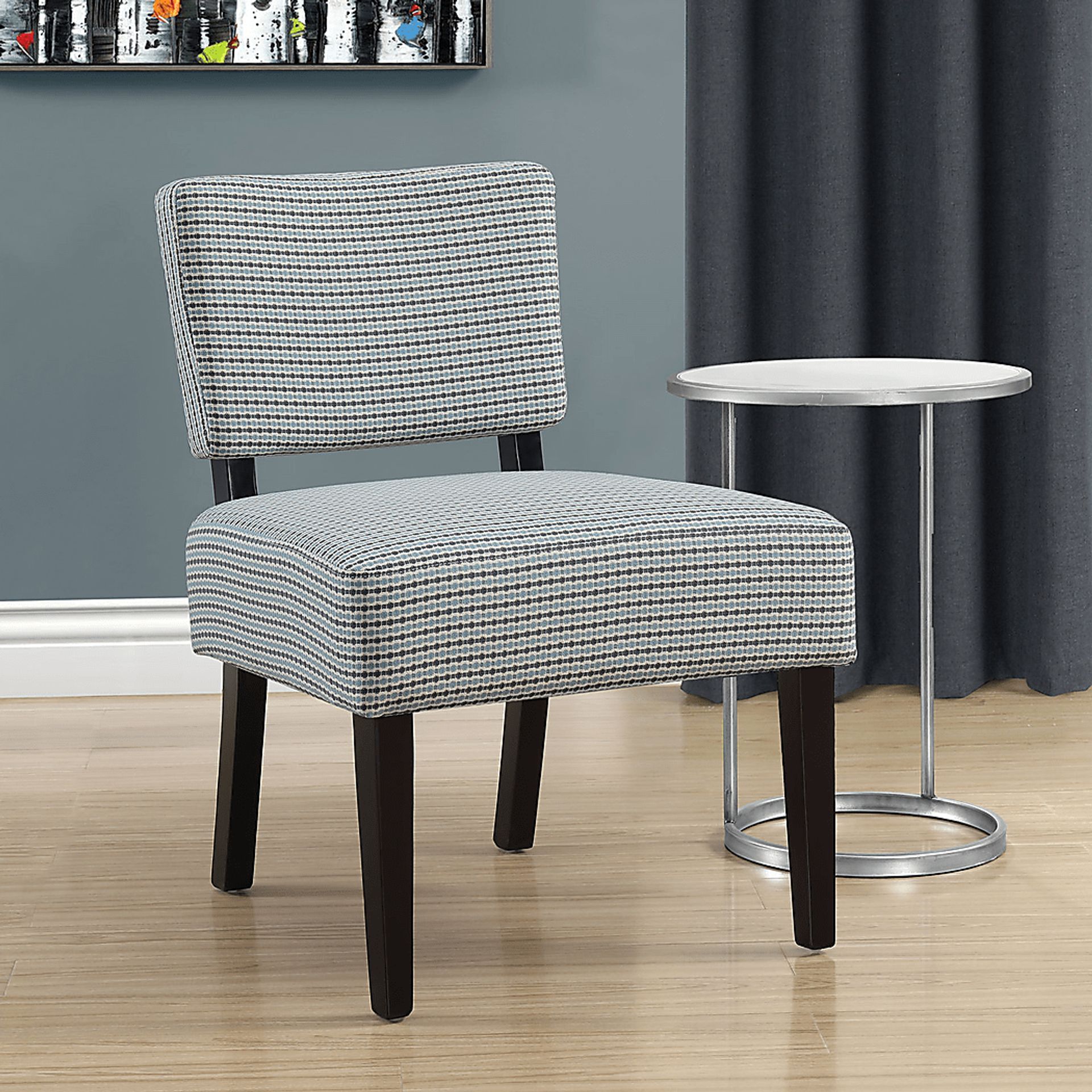 Crestover Light Blue Accent Chair - Image 2