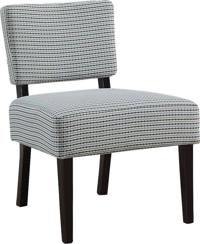 Crestover Light Blue Accent Chair - Thumbnail - Image 1