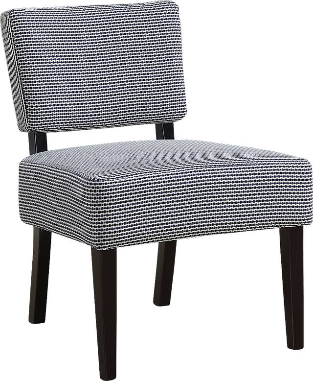 Crestover Light Blue Accent Chair - Thumbnail - Image 1