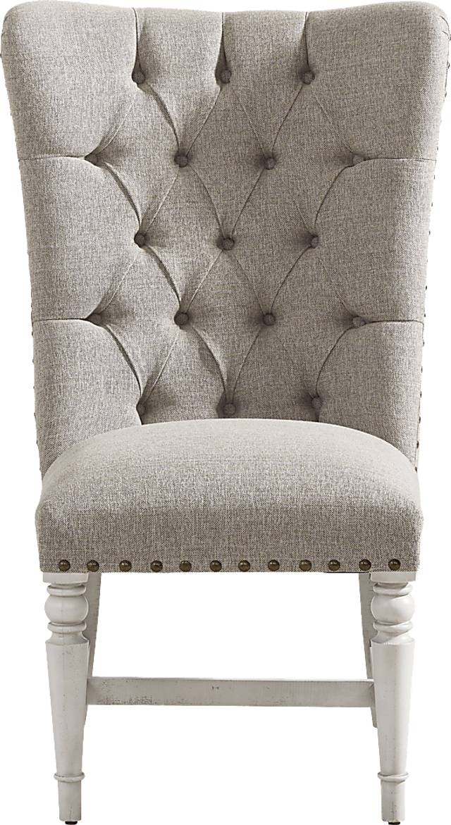 Crestwell Manor Dark Gray Upholstered Side Chair - Thumbnail - Image 2