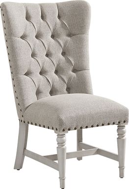 Crestwell Manor Dark Gray Upholstered Side Chair