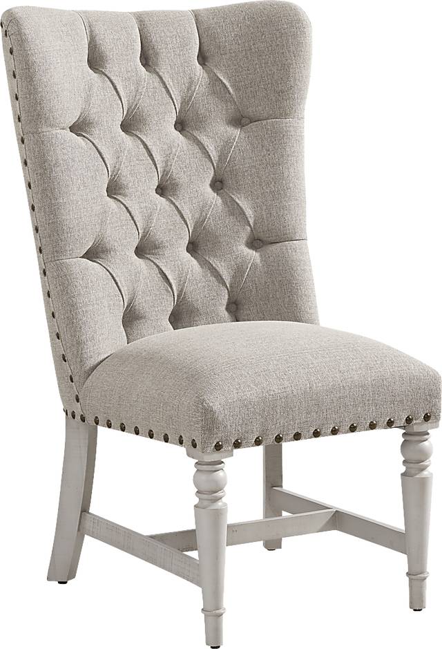 Crestwell Manor Dark Gray Upholstered Side Chair - Thumbnail - Image 1