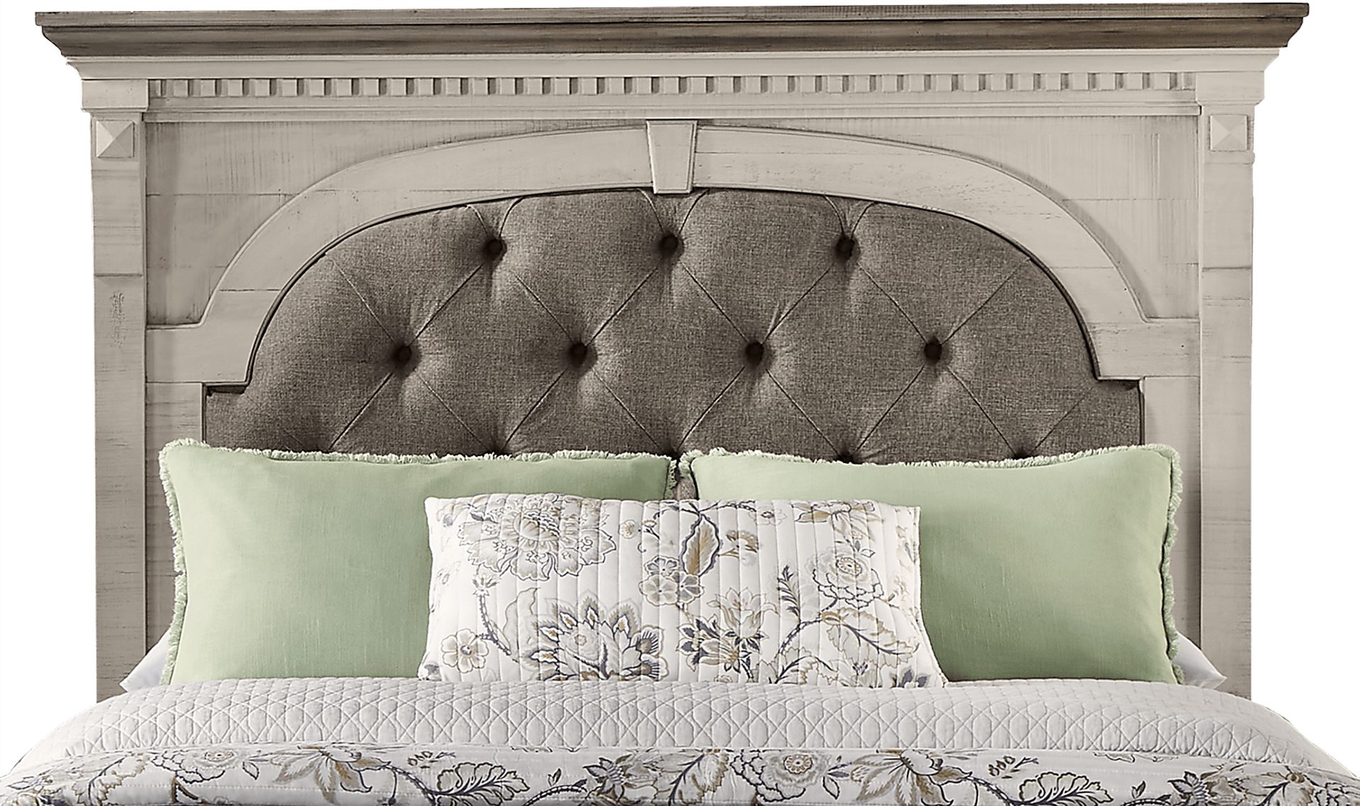 Crestwell Manor White 3 Pc King Bed - Image 3