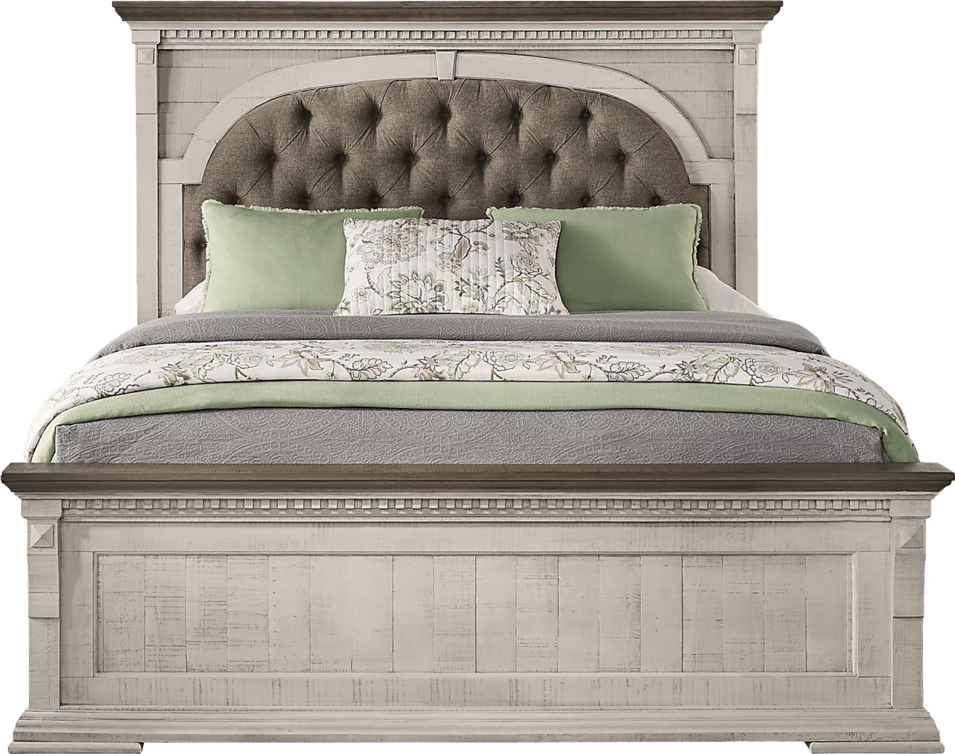Crestwell Manor White 3 Pc King Bed - Image 1