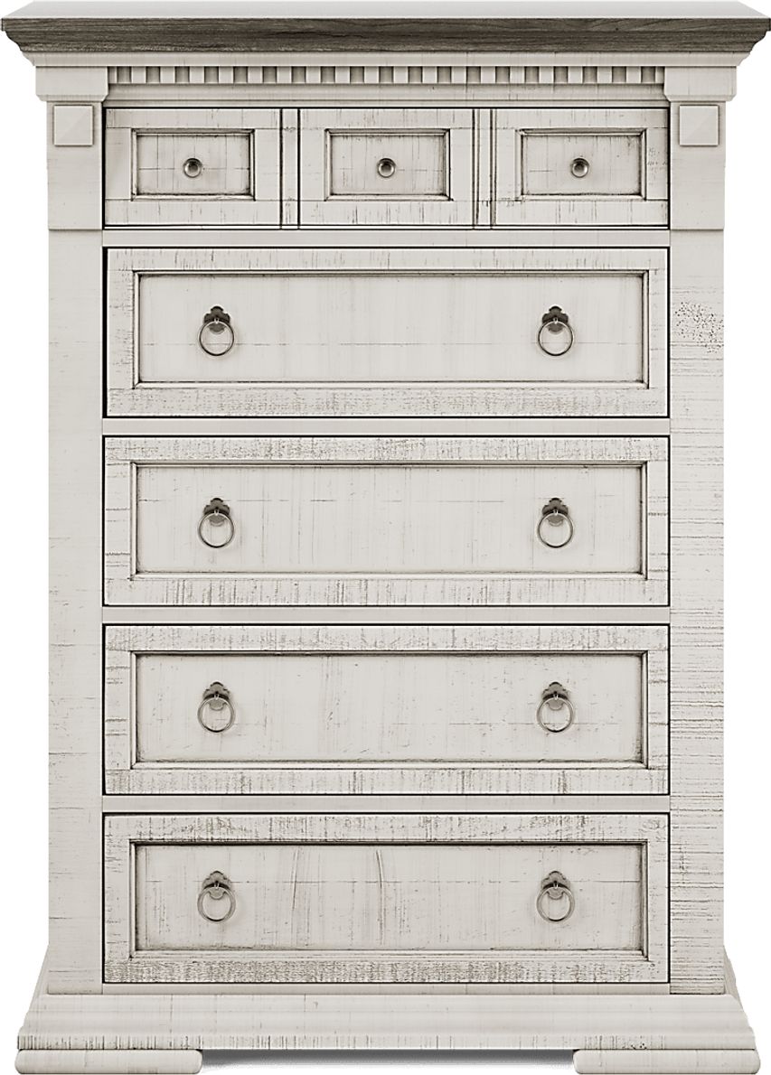 Crestwell Manor White 8 Pc Queen Bedroom