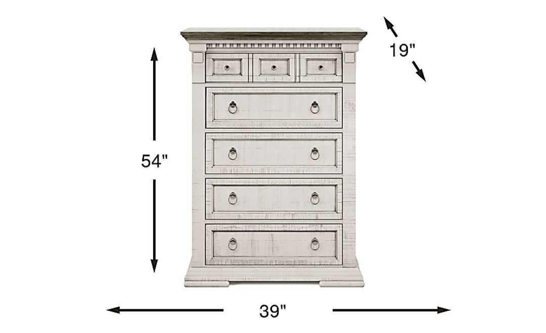 Crestwell Manor White Chest