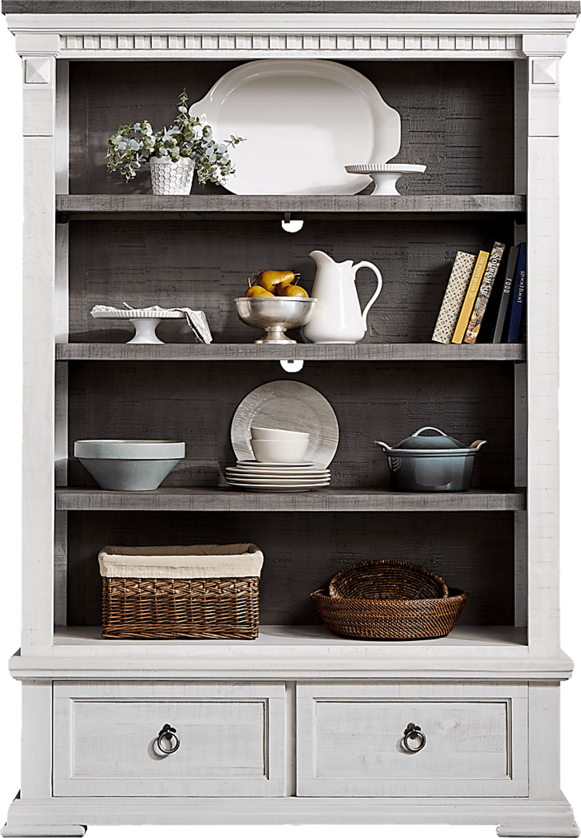 Crestwell Manor White China Cabinet - Image 3
