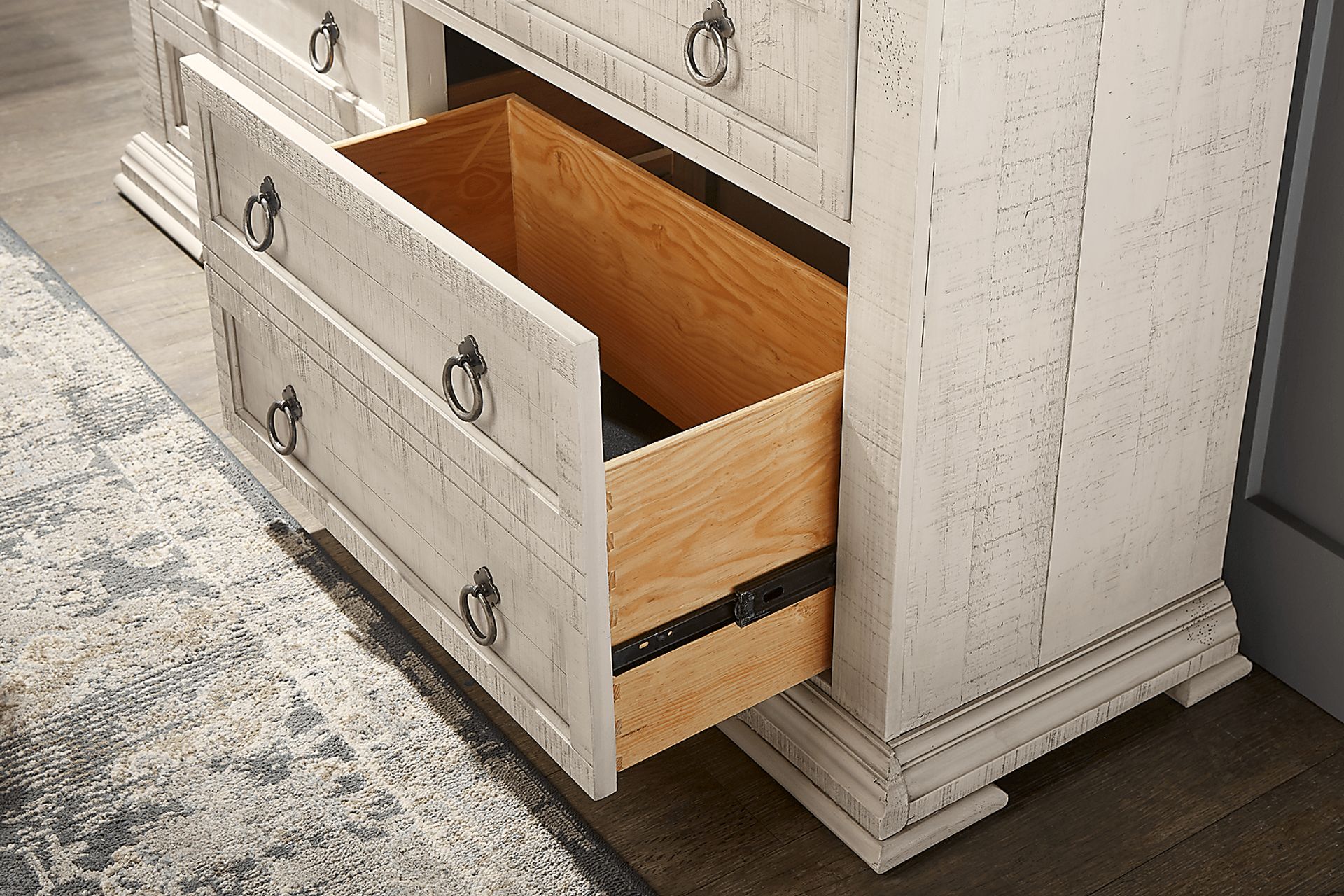 Crestwell Manor White Dresser - Image 6