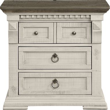 Crestwell Manor White Nightstand