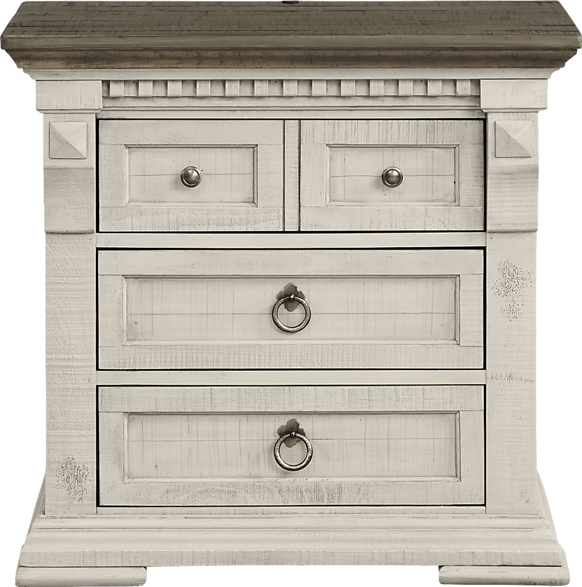 Crestwell Manor White 7 Pc King Upholstered Bedroom - Image 11