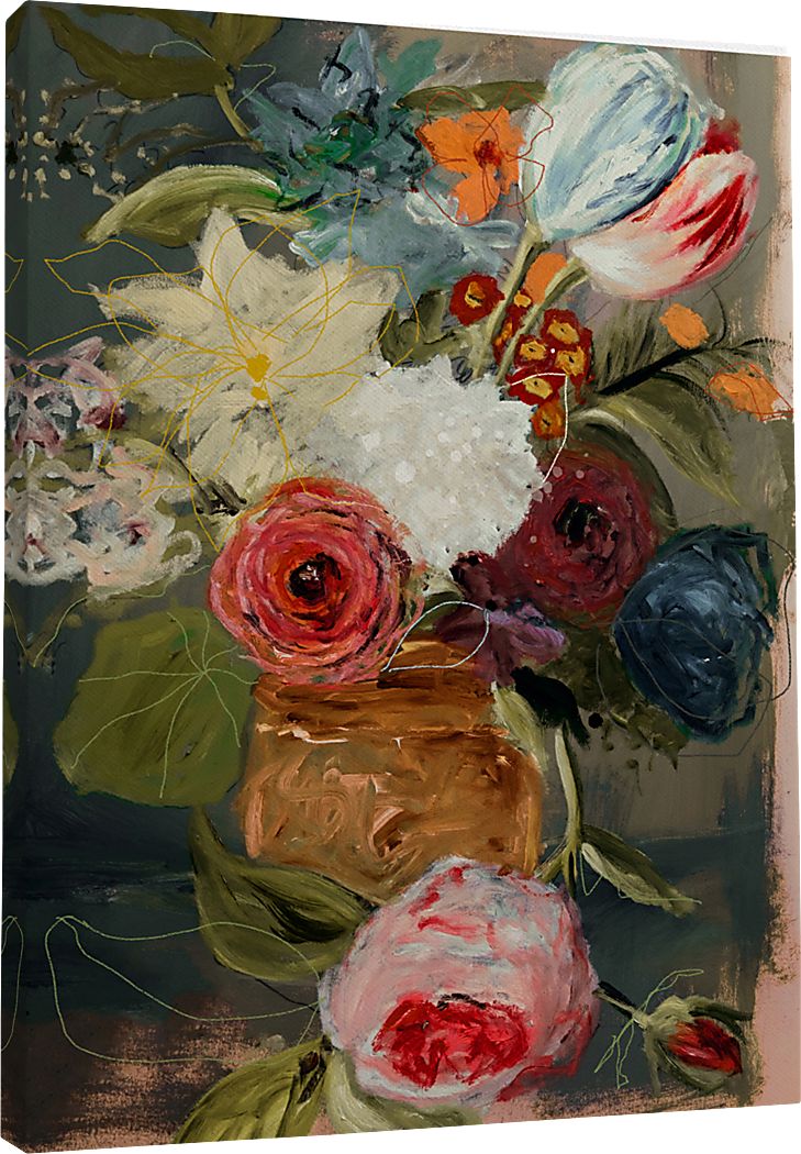 Crestwick Green Canvas Wall Art