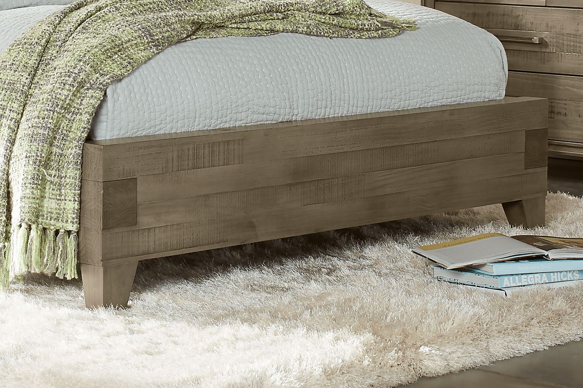 Crestwood Creek 7 Pc Gray King Bedroom Set With Dresser, Mirror, 3 Pc