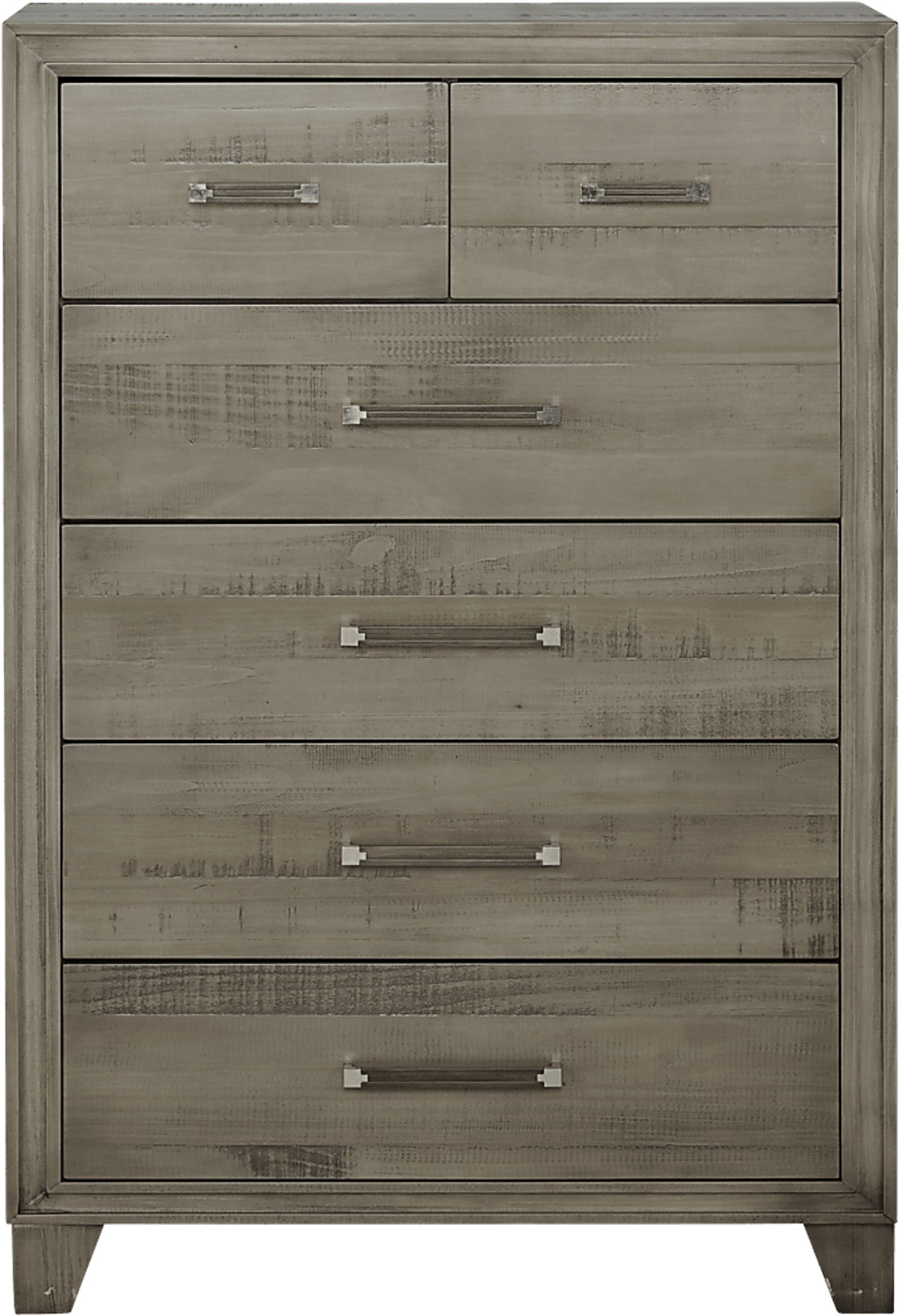 Crestwood Creek Gray 5 Pc King Panel Bedroom - Image 5