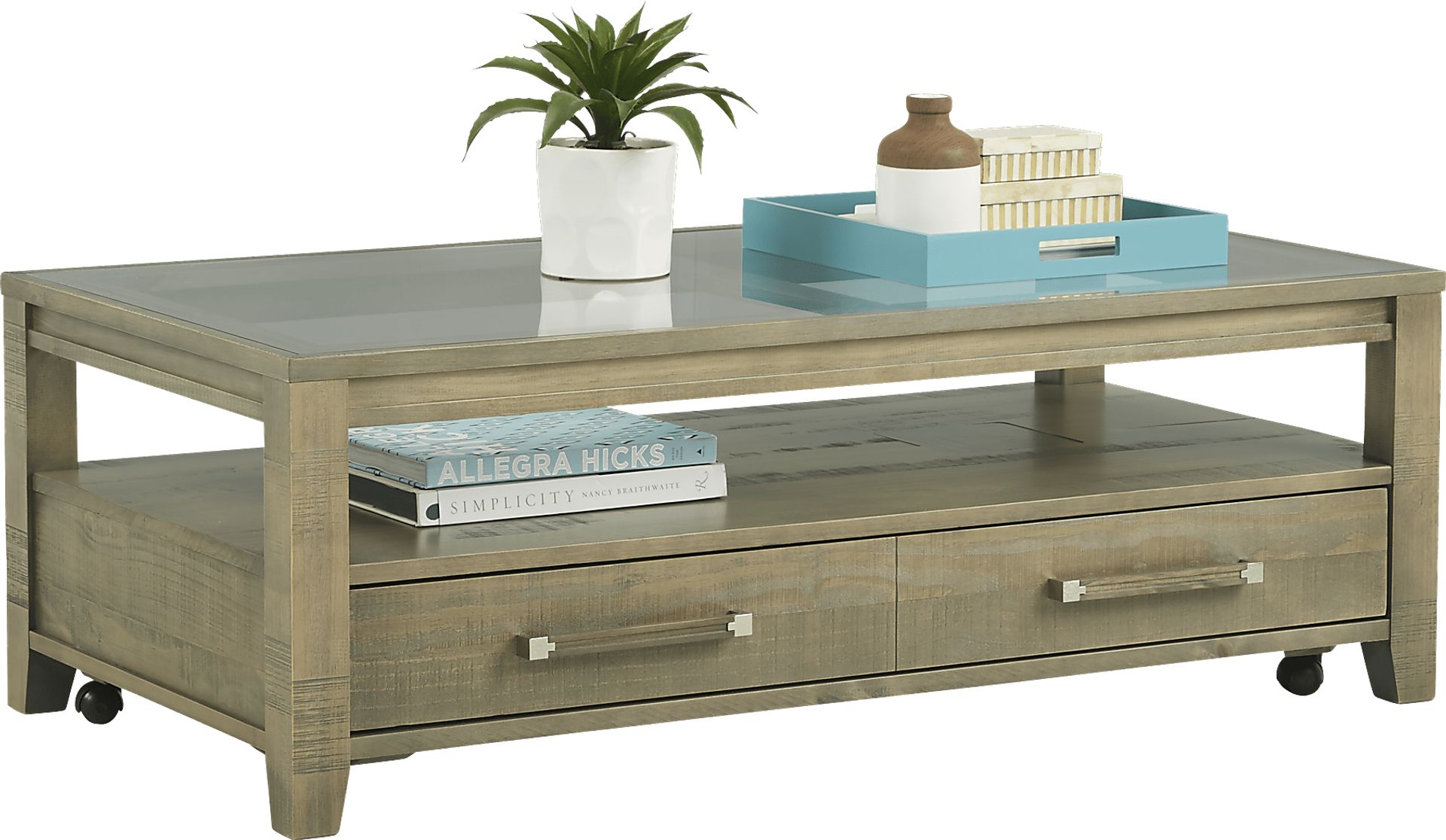 Crestwood Creek Gray Cocktail Table - Image 2