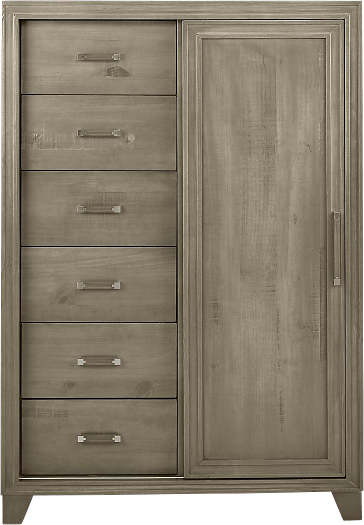 Crestwood Creek Gray Gentleman's Chest Rooms To Go