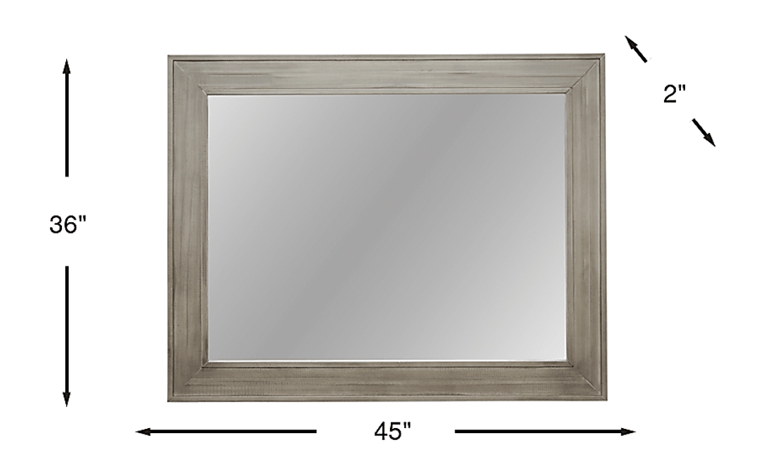 Crestwood Creek Gray Mirror