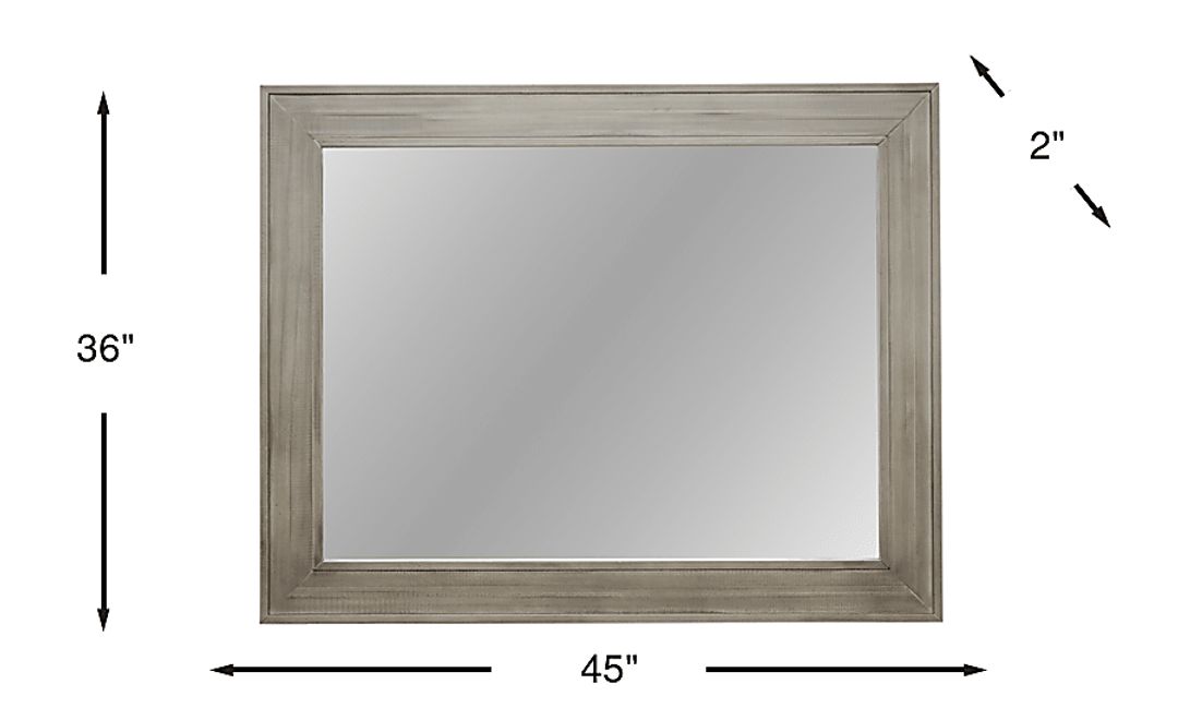 Crestwood Creek Gray Mirror