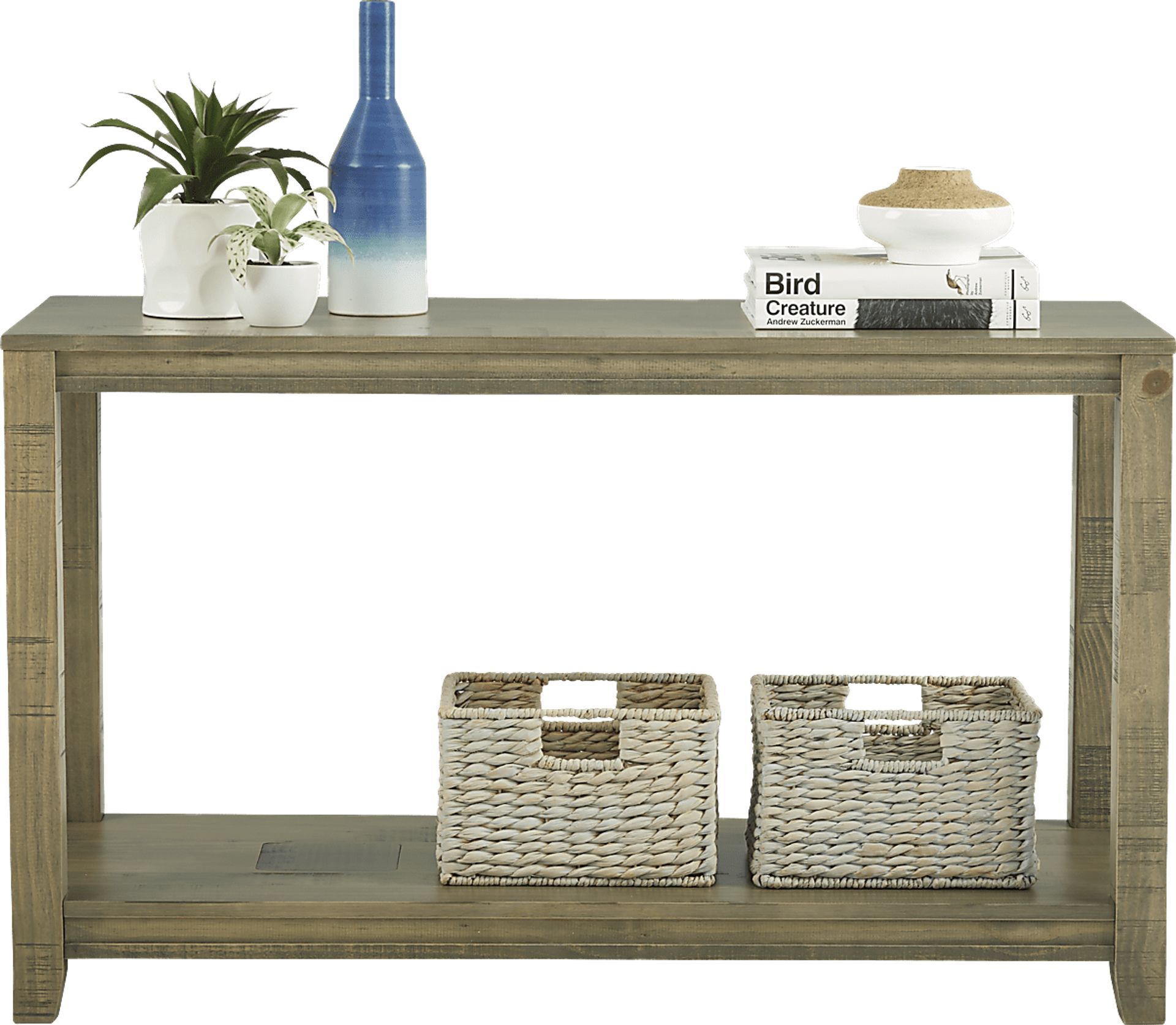 Crestwood Creek Gray Sofa Table - Image 2
