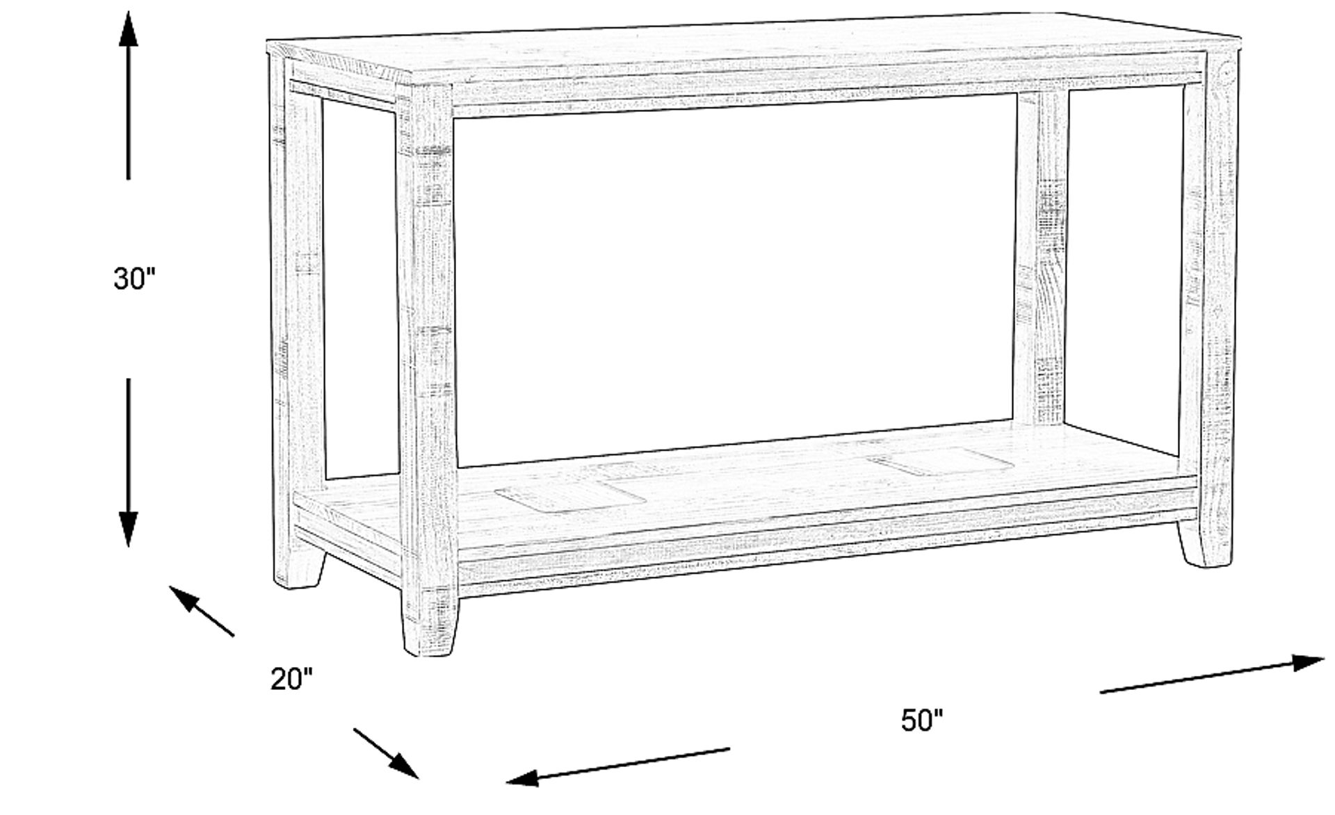 Dimension Image. Please refer to the Dimension Tab on this page for dimension details.