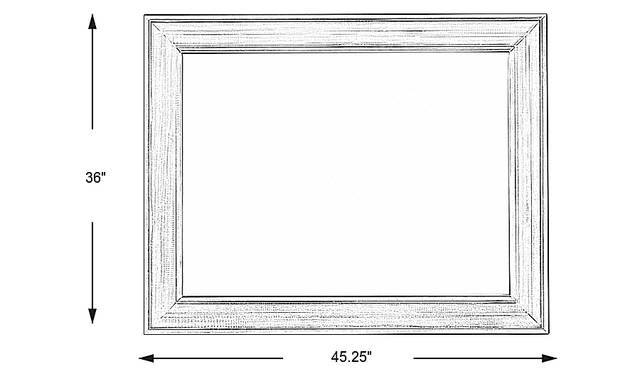 Dimension Image. Please refer to the Dimension Tab on this page for dimension details.