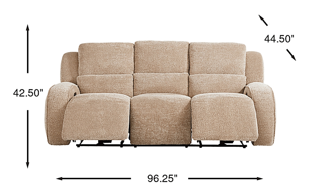 Crestwood Dual Power Reclining Sofa