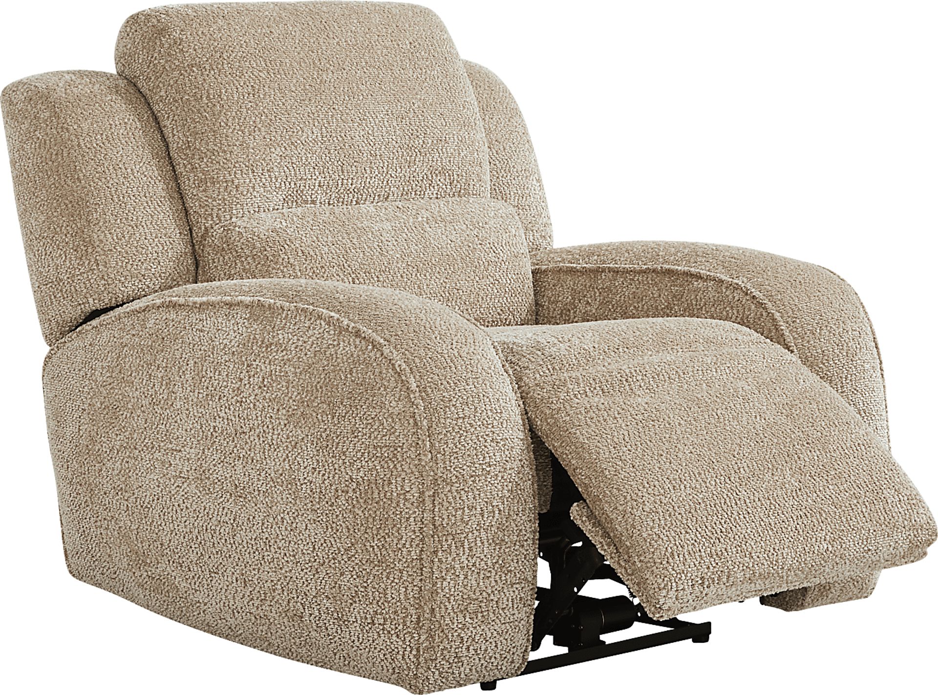 Crestwood Tan Dual Power Recliner - Image 1