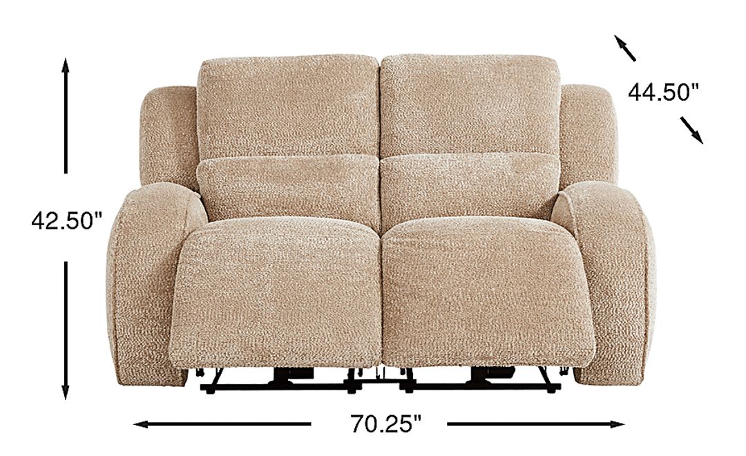 Crestwood Non-Power Reclining Loveseat