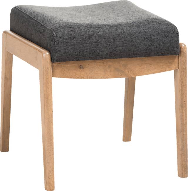 Creswell Gray Ottoman - Thumbnail - Image 1