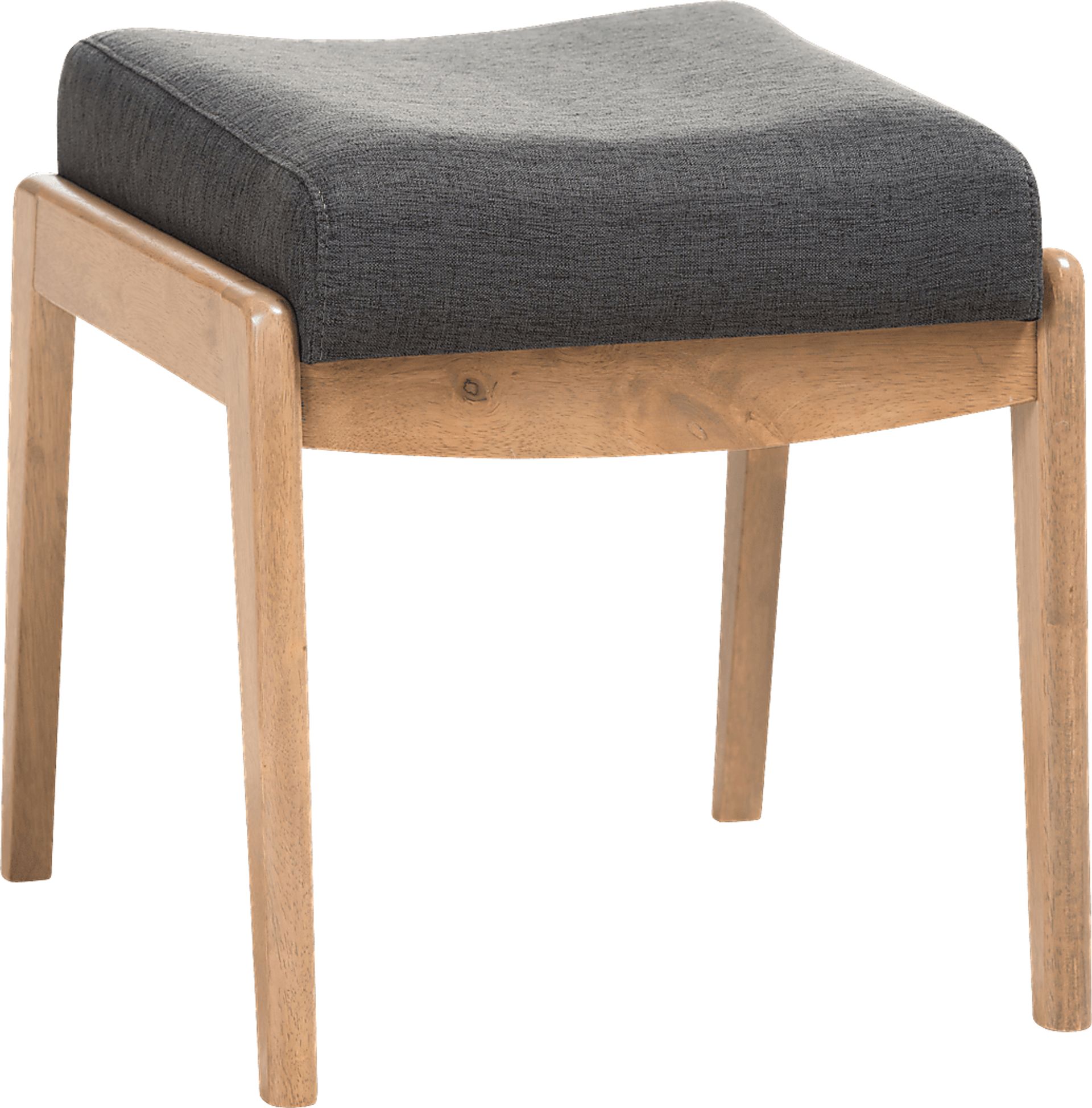 Creswell Gray Ottoman - Image 1