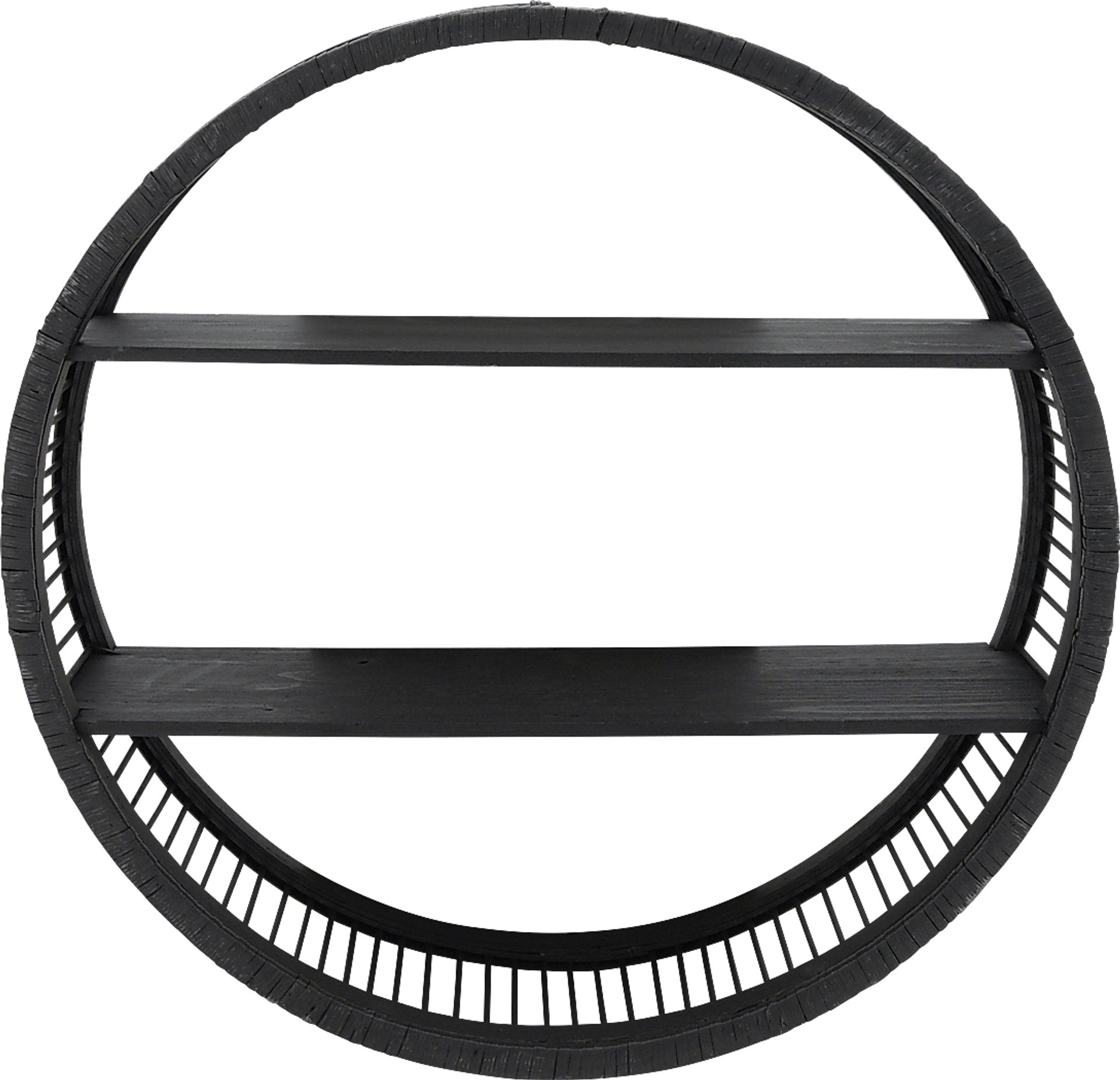 Crewdson Black Wall Shelf - Image 3