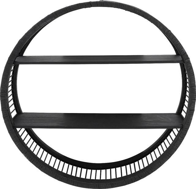 Crewdson Black Wall Shelf - Thumbnail - Image 4