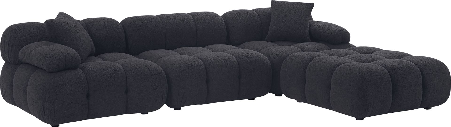Crianza Black 4 Pc Sectional - Image 1