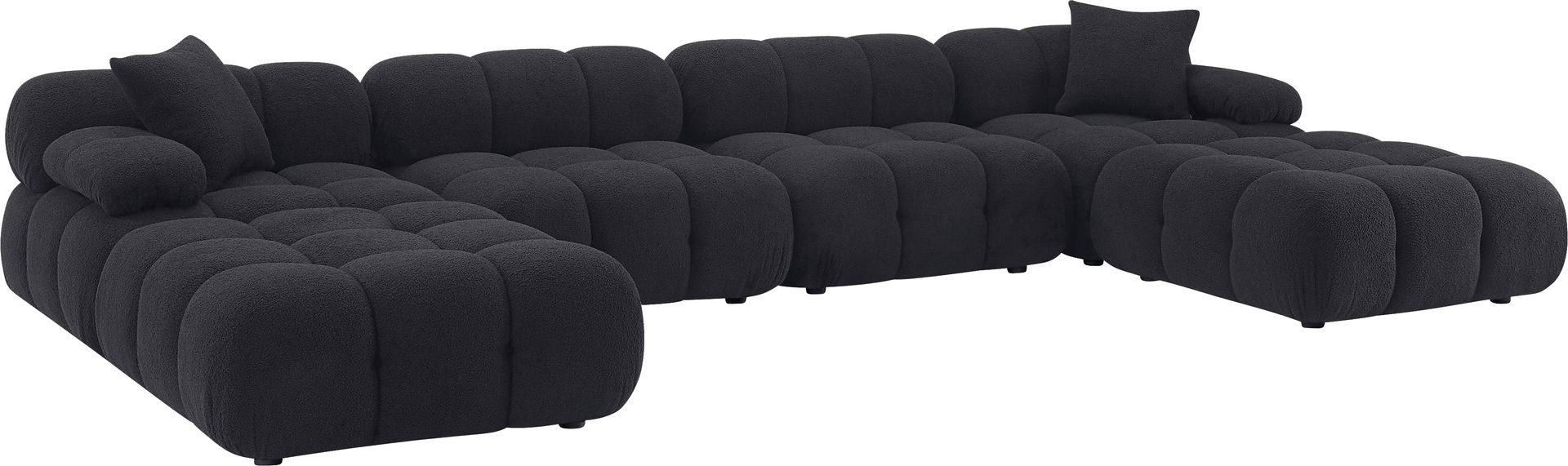 Crianza Black 6 Pc Sectional - Image 1