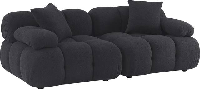 Crianza Black Loveseat - Thumbnail - Image 1