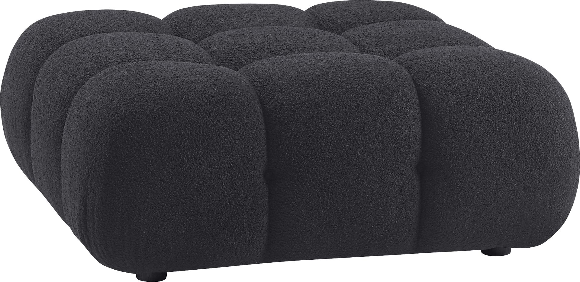 Crianza Black Ottoman - Image 1