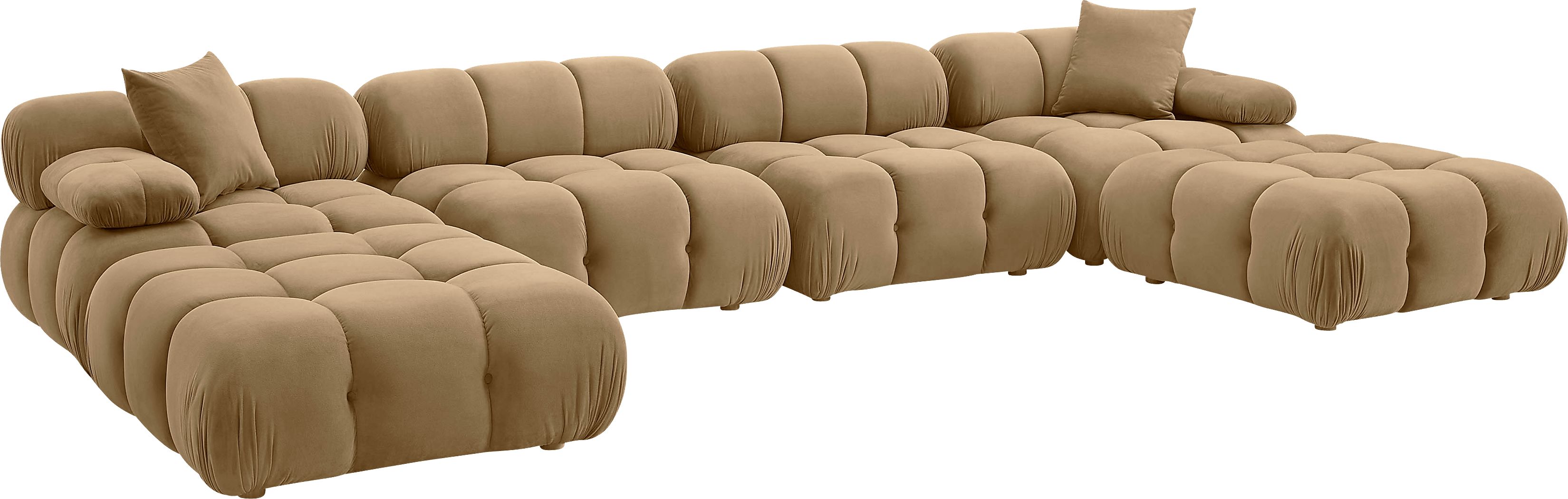 Crianza Brown 6 Pc Sectional