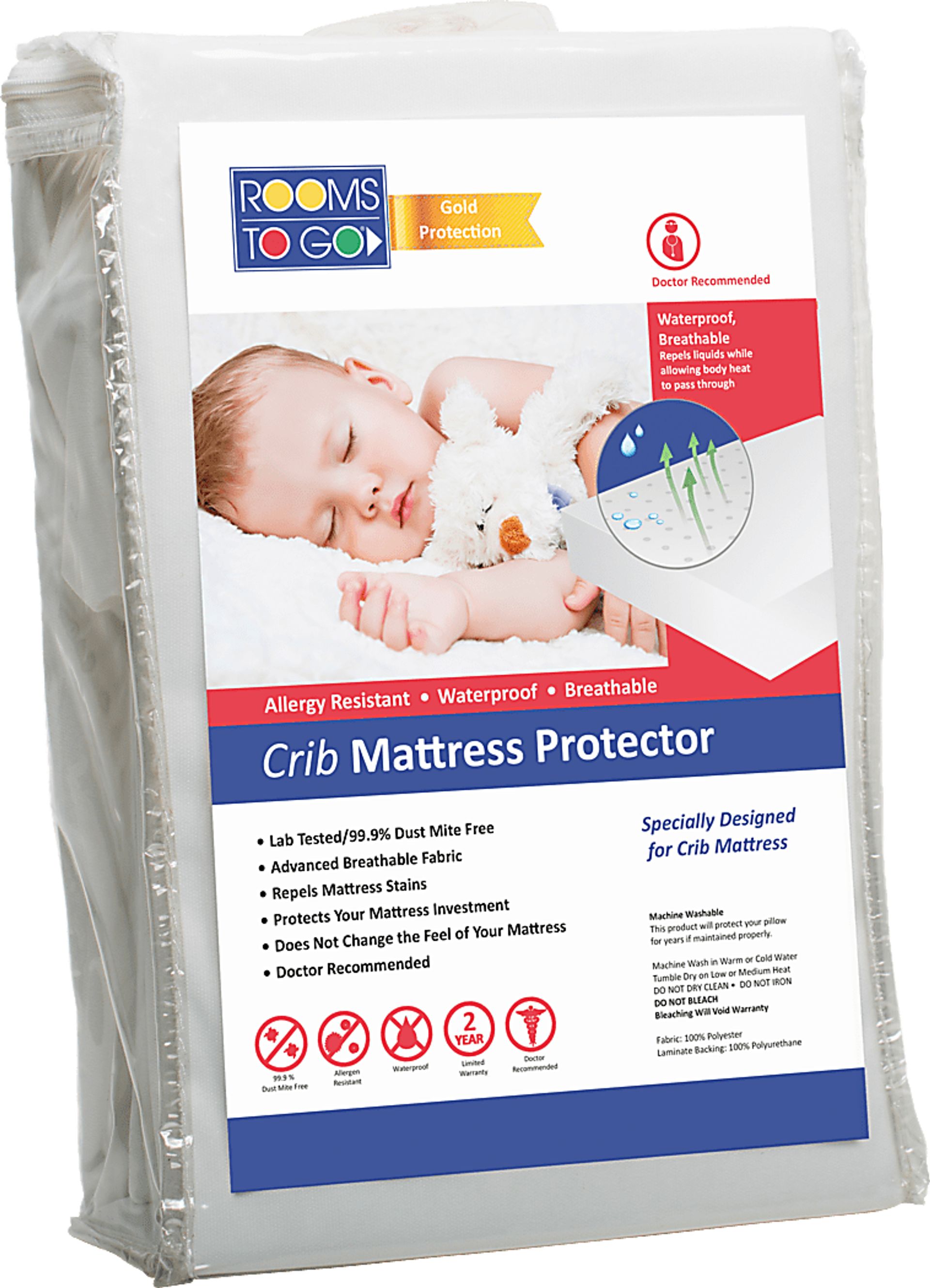 Crib Mattress Protector - Image 1