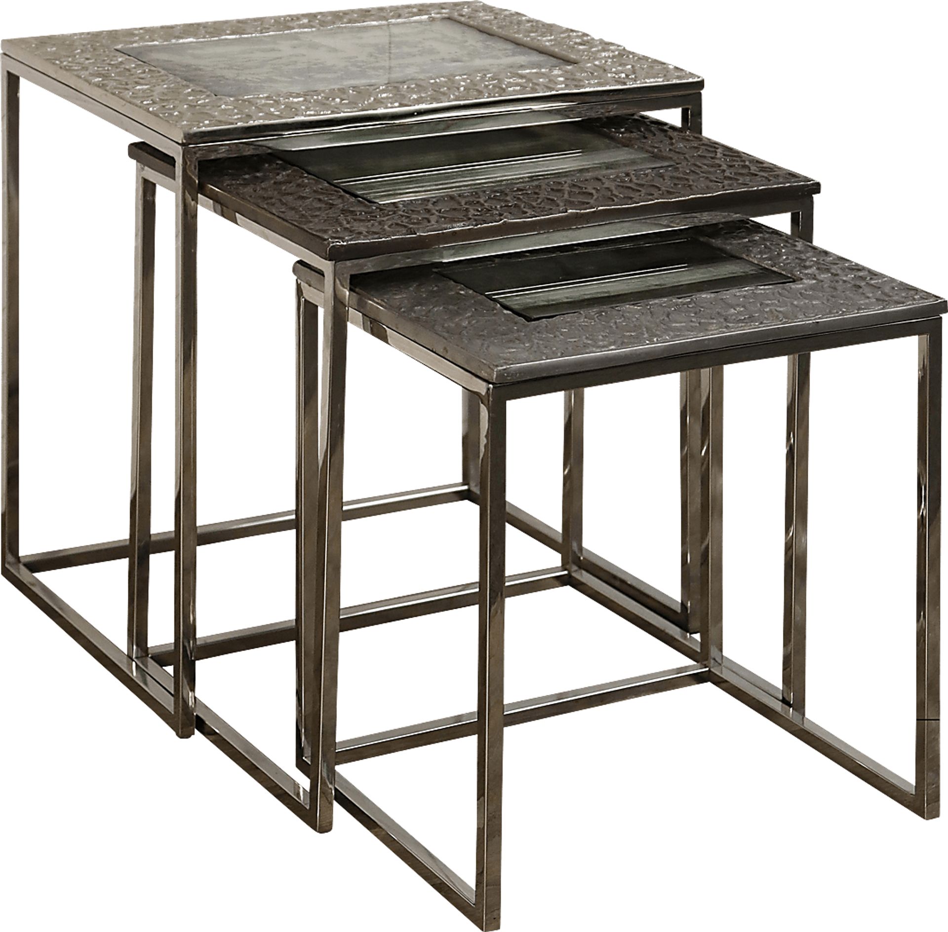 Crilly Bronze Nesting Tables, Set of 3 - Image 1