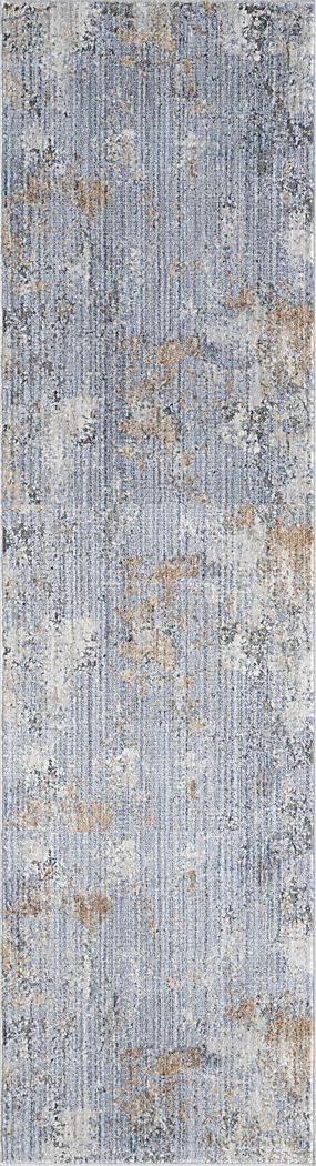 Crique Gray 2'2 x 8' Runner Rug