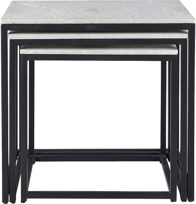 Crispin Black Set of 3 Nesting Tables - Thumbnail - Image 2