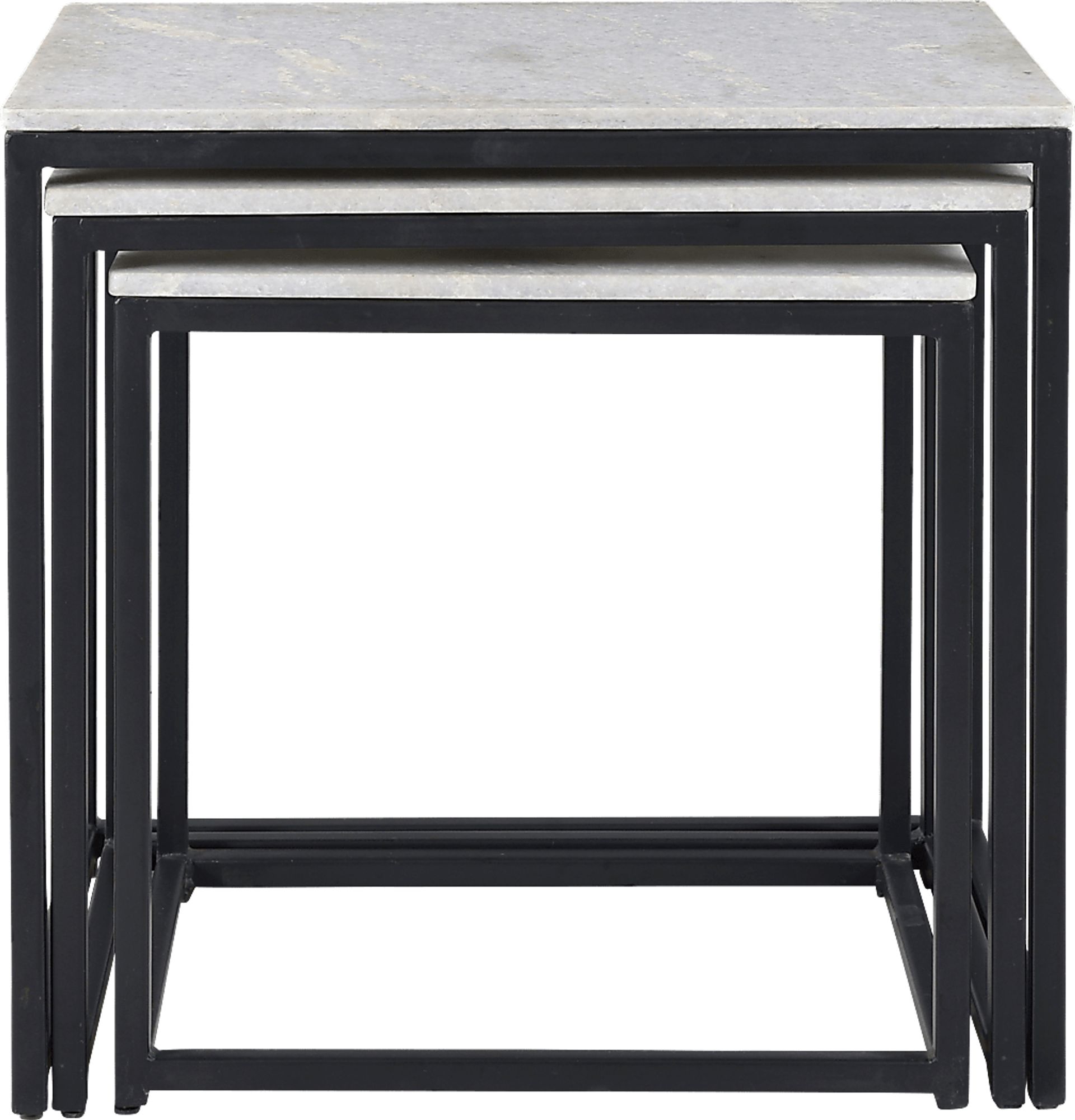 Crispin Black Set of 3 Nesting Tables - Image 2